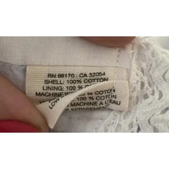 Anthropologie Blue Curtain Print First Dance Dress by Nathalie Lete Size 2 (455) - Picture 5 of 5